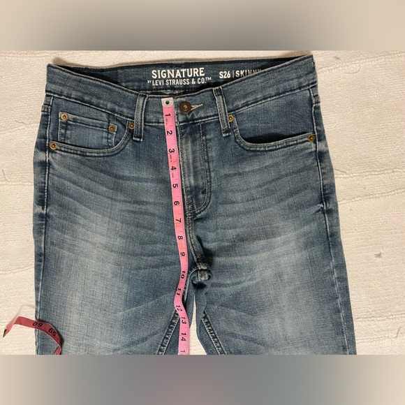 Men’s Levi Strauss Signature S26 Skinny Jeans 30x32 Medium Light Wash - Picture 8 of 9